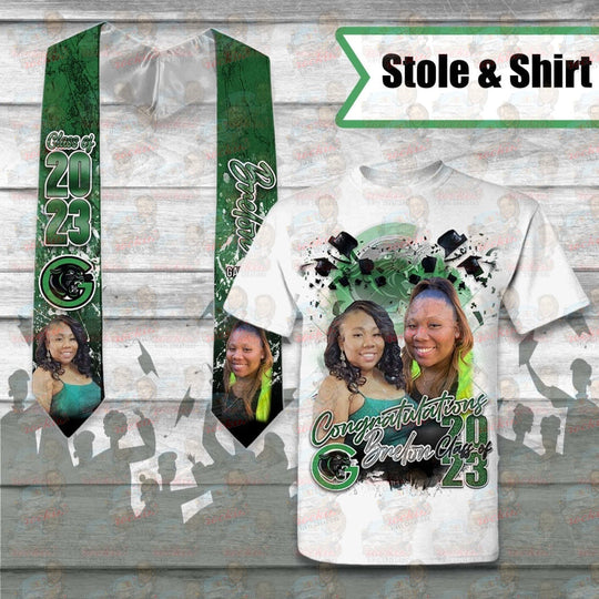 Grad Cap Shirt and Stole Bundle | Rockin&