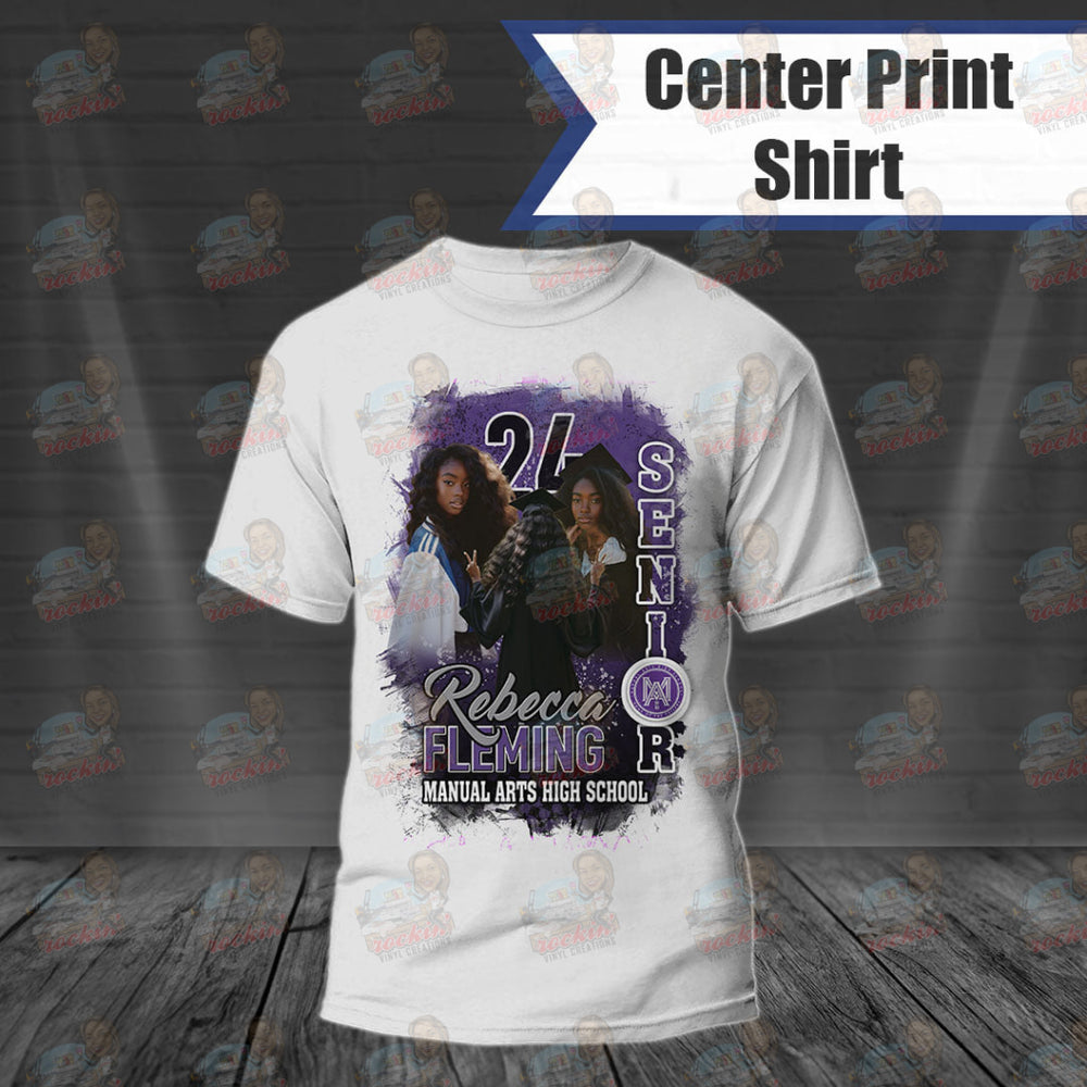 Grad Halftone T-Shirt | Rockin' Vinyl Creations