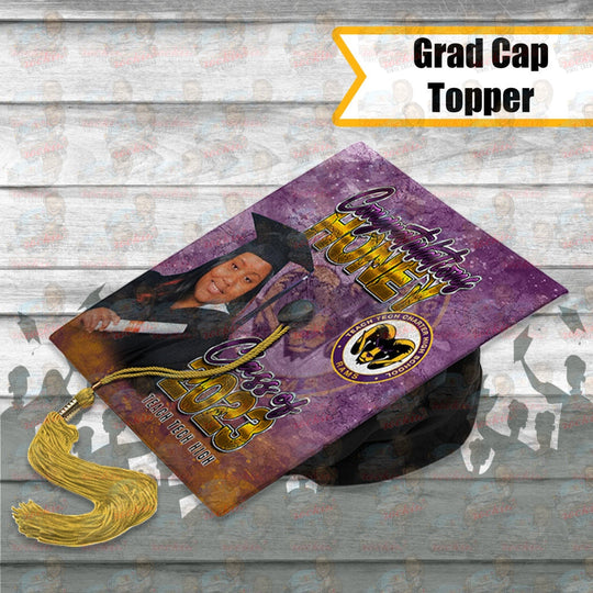 Grad Just Did It Cap Topper | Rockin Vinyl Creations
