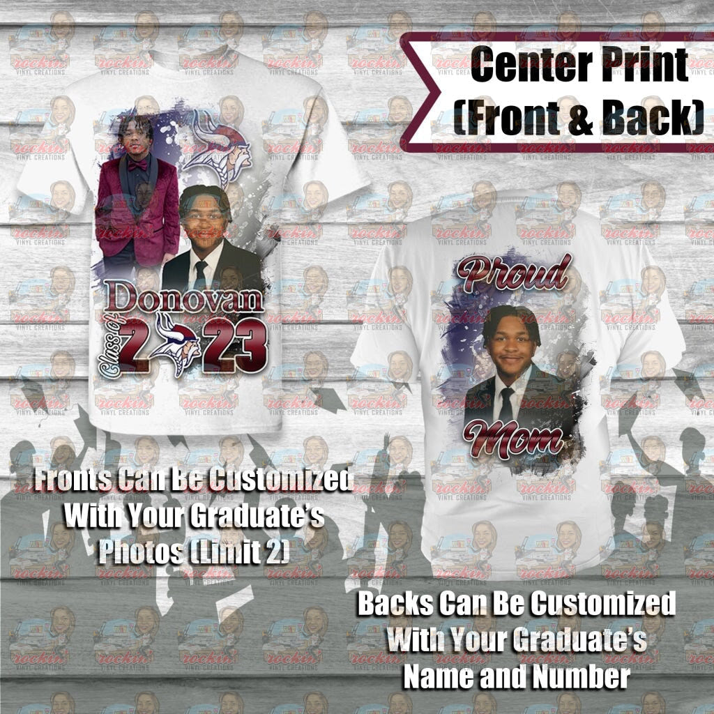 Graduation Shirt - 2 Sided| Rockin Vinyl Creations