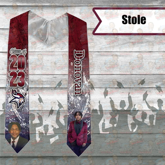 Graduation Stole - Adult | Rockin Vinyl Creations