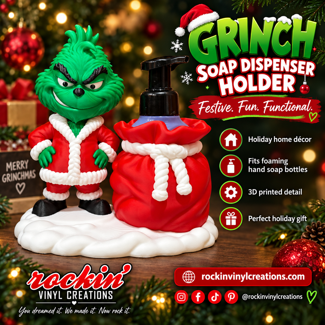 Grinch Soap Dispenser Holder