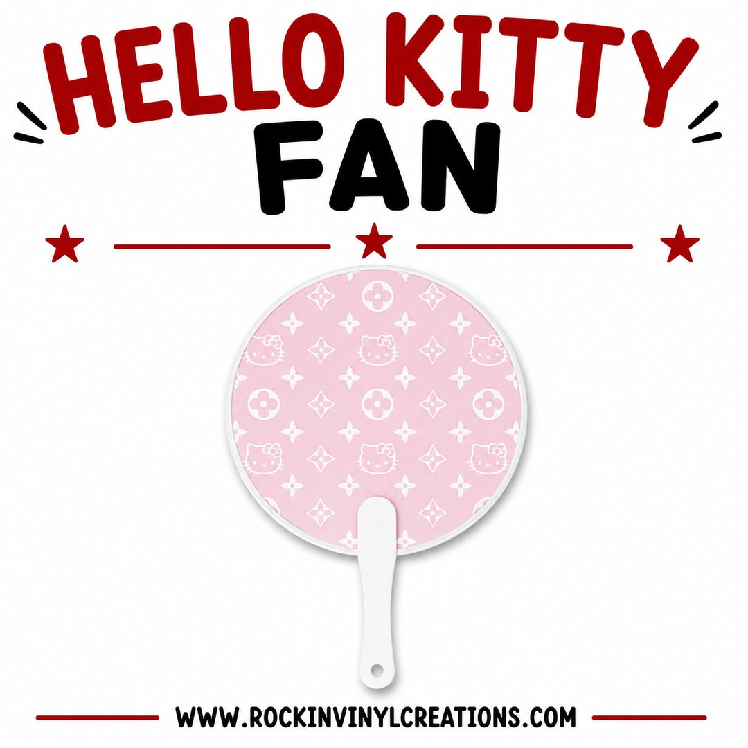 Hello Kitty Monogram Fan