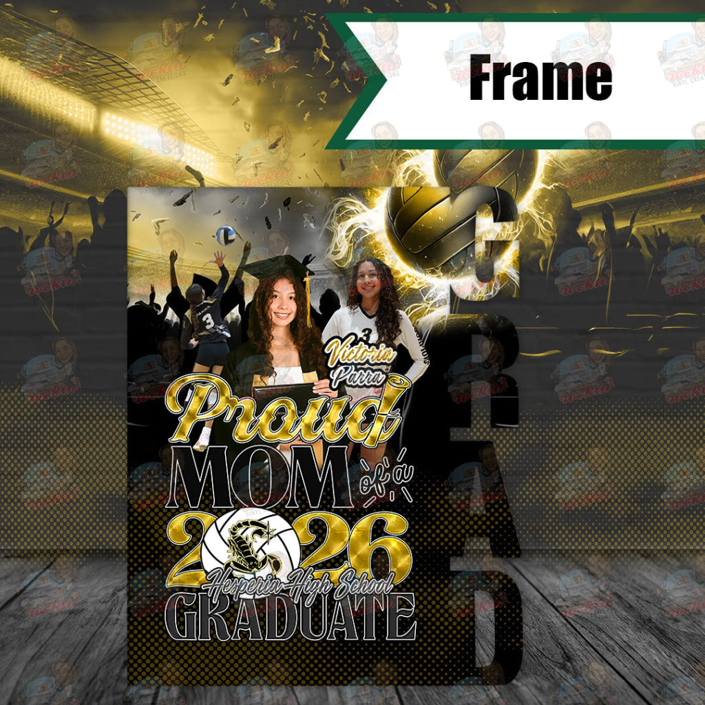 Hesperia 2026 Grad Frame | Rockin’ Vinyl Creations