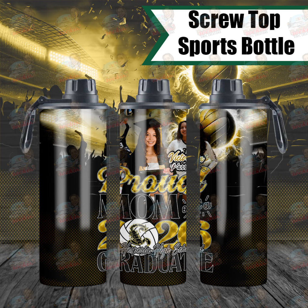 Hesperia 2026 Grad Tumbler | Rockin’ Vinyl Creations Screw Top
