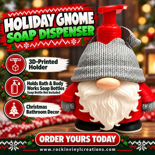 Holiday Gnome Soap Dispenser Holder product image