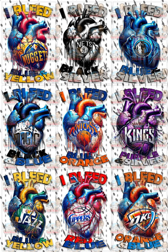 I Bleed Basketball | Rockin’ Vinyl Creations