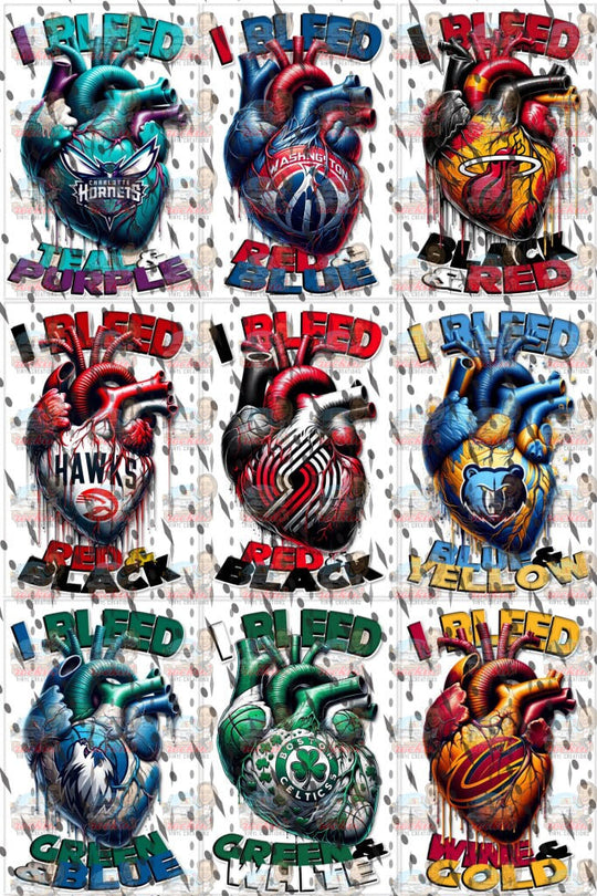 I Bleed Basketball | Rockin’ Vinyl Creations