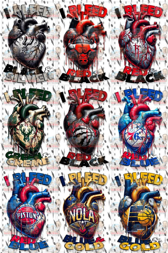 I Bleed Basketball | Rockin’ Vinyl Creations