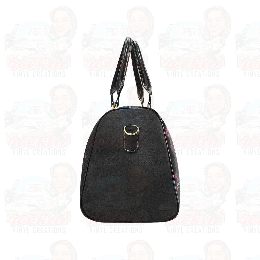 Im Black And Beautiful (Model 1639) | Rockin Vinyl Creations Waterproof Travel Bags (1639)