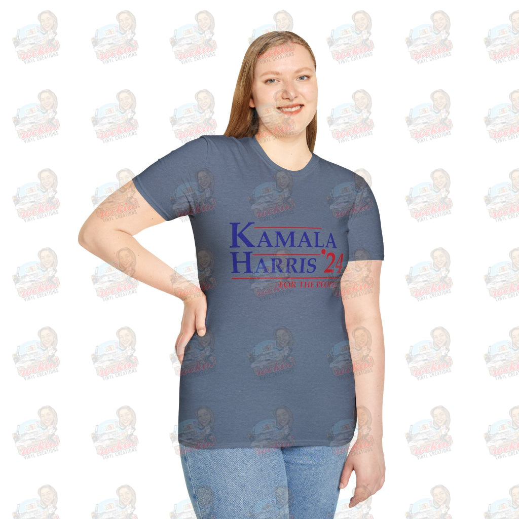 Kamala 4 The People Unisex Softstyle T-Shirt | Rockin’ Vinyl Creations