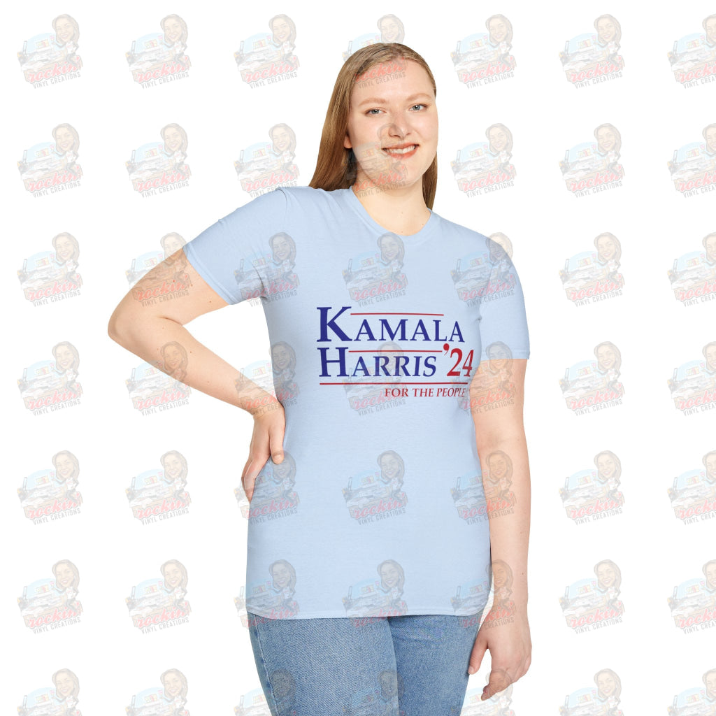 Kamala 4 The People Unisex Softstyle T-Shirt | Rockin’ Vinyl Creations