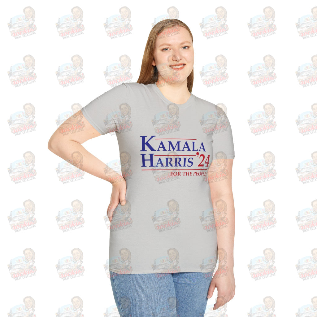 Kamala 4 The People Unisex Softstyle T-Shirt | Rockin’ Vinyl Creations