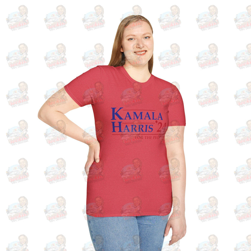 Kamala 4 The People Unisex Softstyle T-Shirt | Rockin’ Vinyl Creations