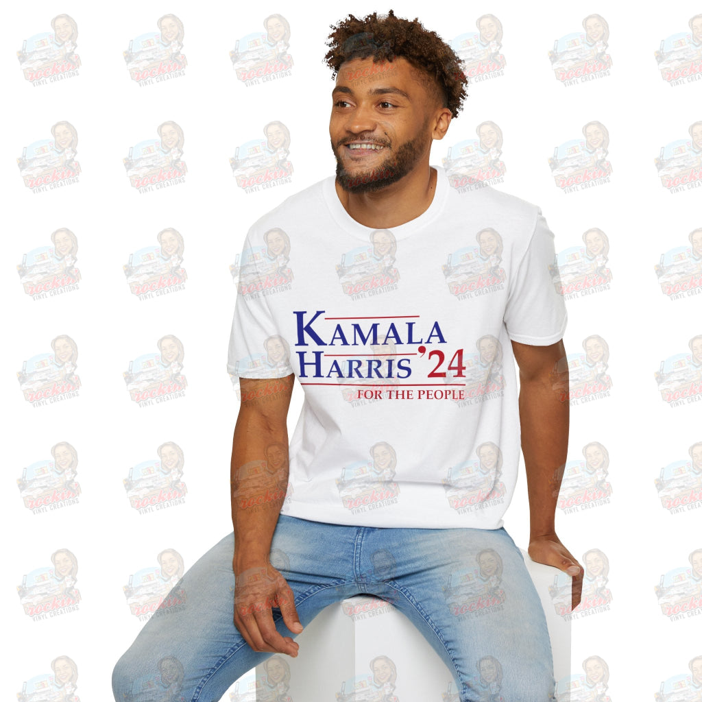 Kamala 4 The People Unisex Softstyle T-Shirt | Rockin’ Vinyl Creations