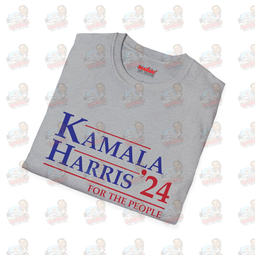 Kamala 4 The People Unisex Softstyle T-Shirt | Rockin’ Vinyl Creations