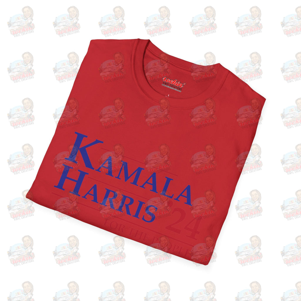 Kamala 4 The People Unisex Softstyle T-Shirt | Rockin’ Vinyl Creations