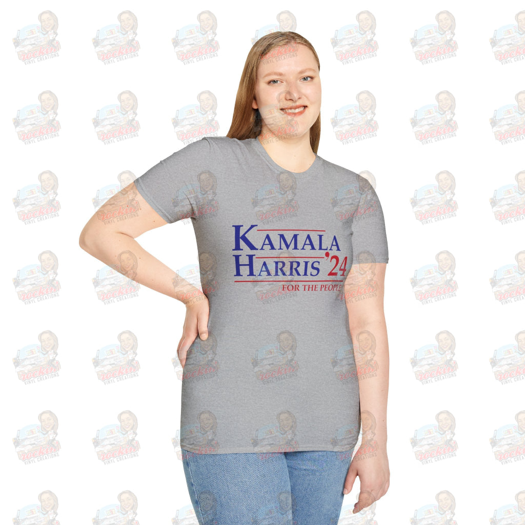 Kamala 4 The People Unisex Softstyle T-Shirt | Rockin’ Vinyl Creations