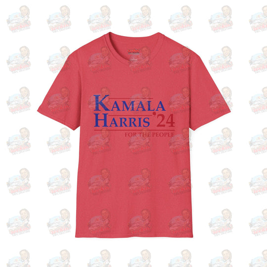 Kamala 4 The People Unisex Softstyle T-Shirt | Rockin’ Vinyl Creations Heather Red / S