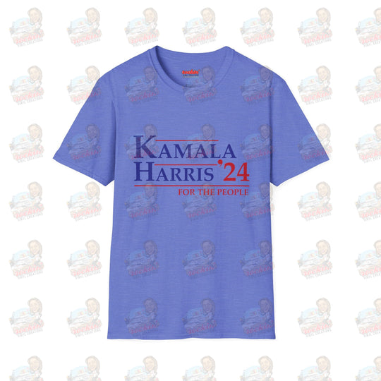 Kamala 4 The People Unisex Softstyle T-Shirt | Rockin’ Vinyl Creations Heather Royal / S