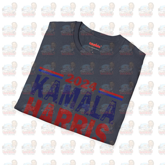 Kamala Finish The Job Unisex Softstyle T-Shirt | Rockin’ Vinyl Creations