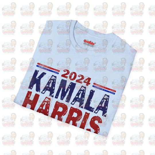 Kamala Finish The Job Unisex Softstyle T-Shirt | Rockin’ Vinyl Creations