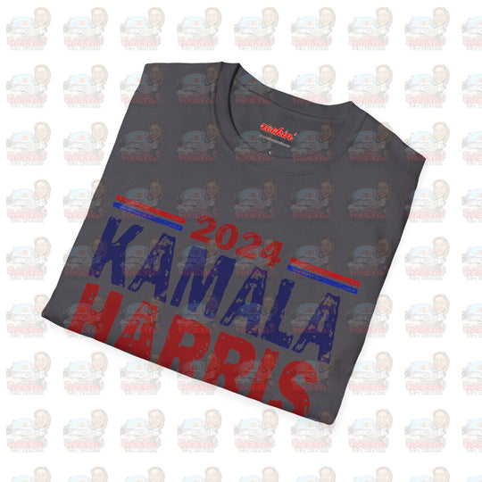 Kamala Finish The Job Unisex Softstyle T-Shirt | Rockin’ Vinyl Creations