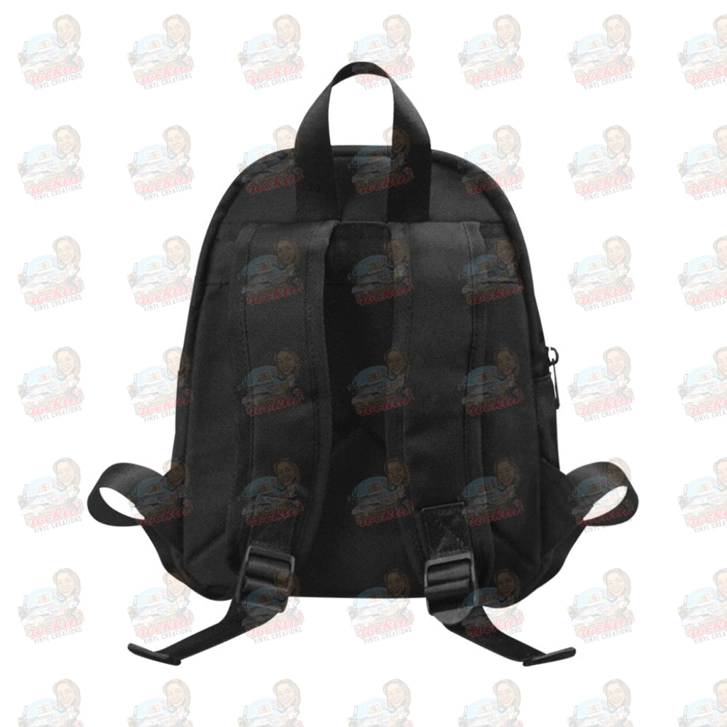 Kid Backpack Fabric School (Model 1682) (Small) | Rockin Vinyl Creations Backpack/small (1682)