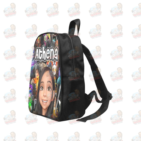 Kid Backpack Fabric School (Model 1682) (Small) | Rockin Vinyl Creations Backpack/small (1682)