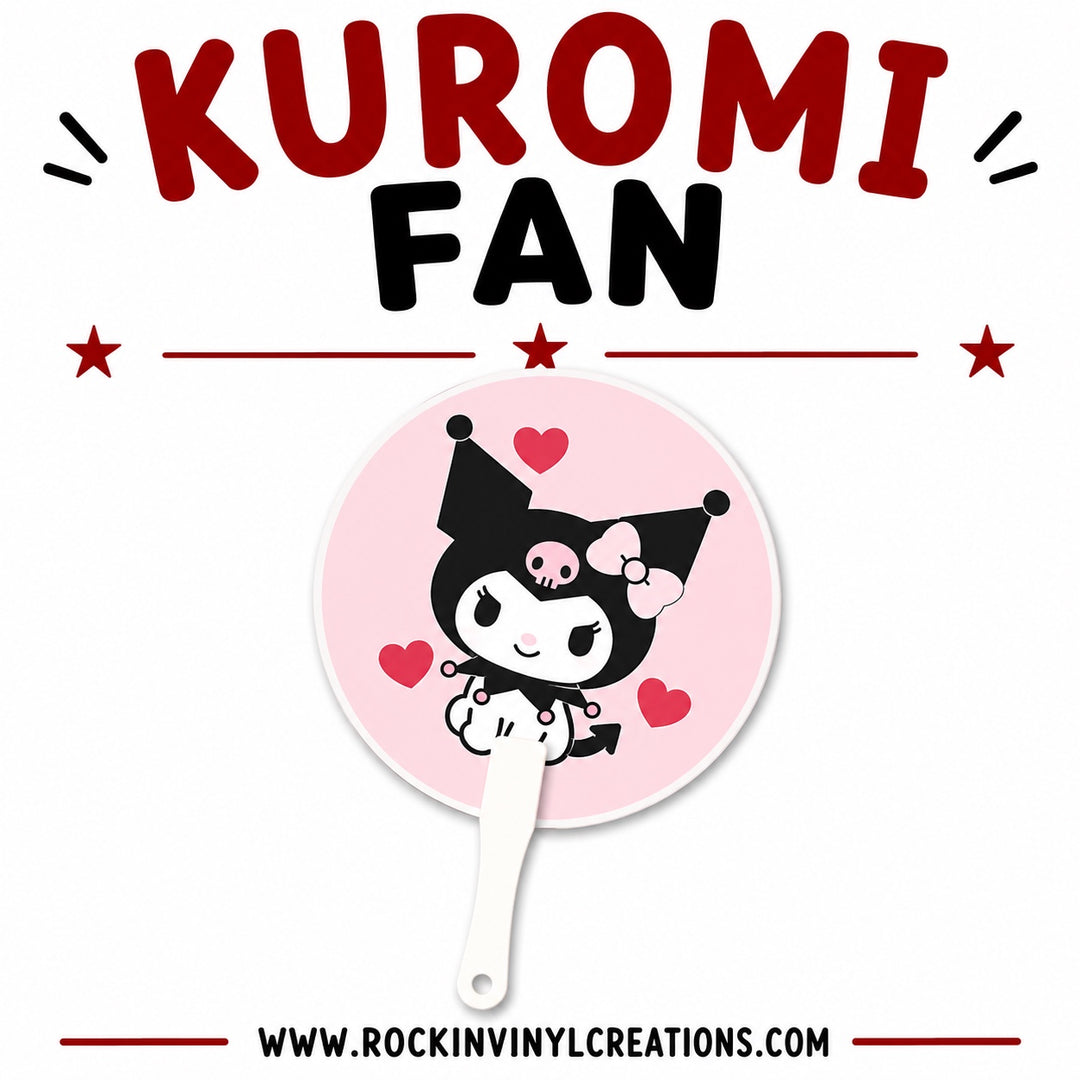 Kuromi Character Fan