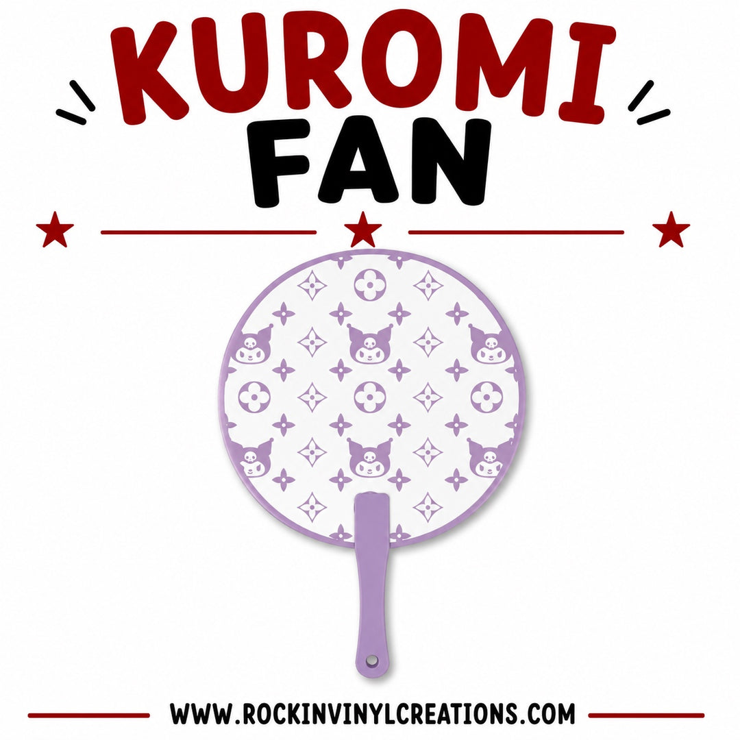 Kuromi Monogram Fan