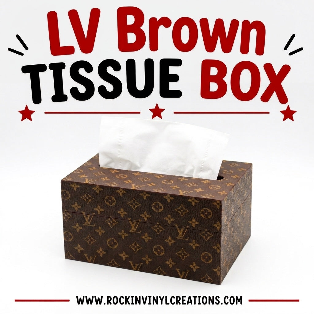 LV Brown Tissue Box