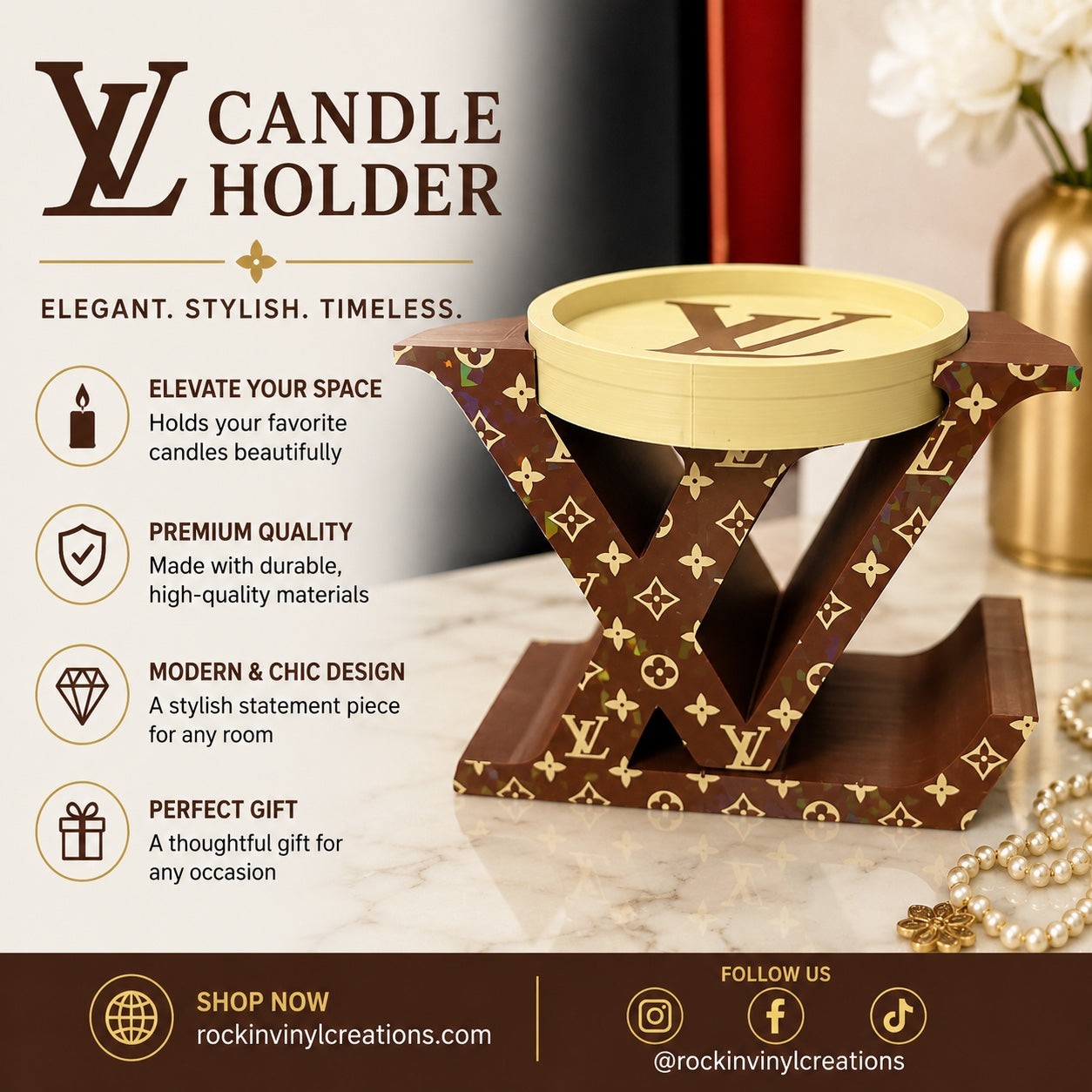 LV Candle Holder