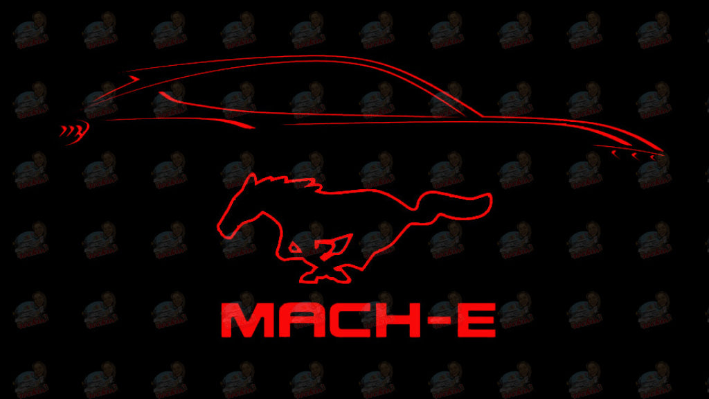 Mach-E License Plate | Rockin Vinyl Creations Red Plate