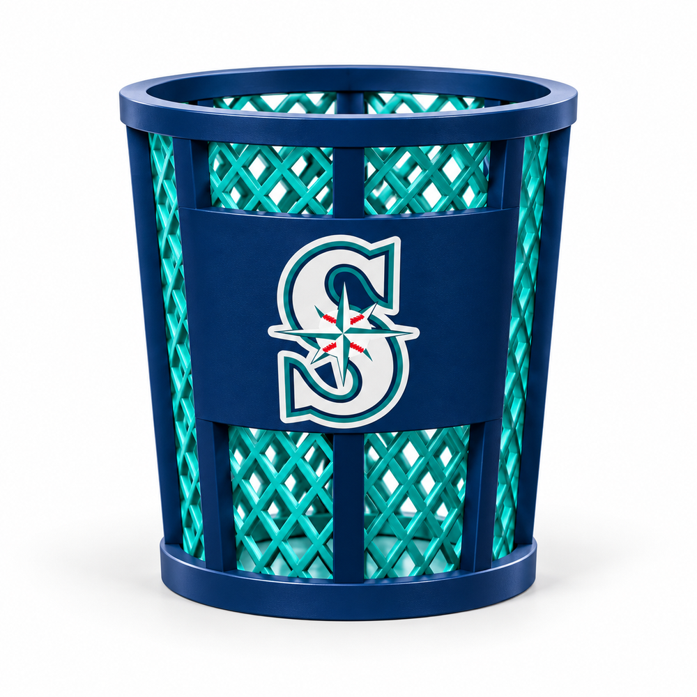Seattle Mariners pen holder on white background