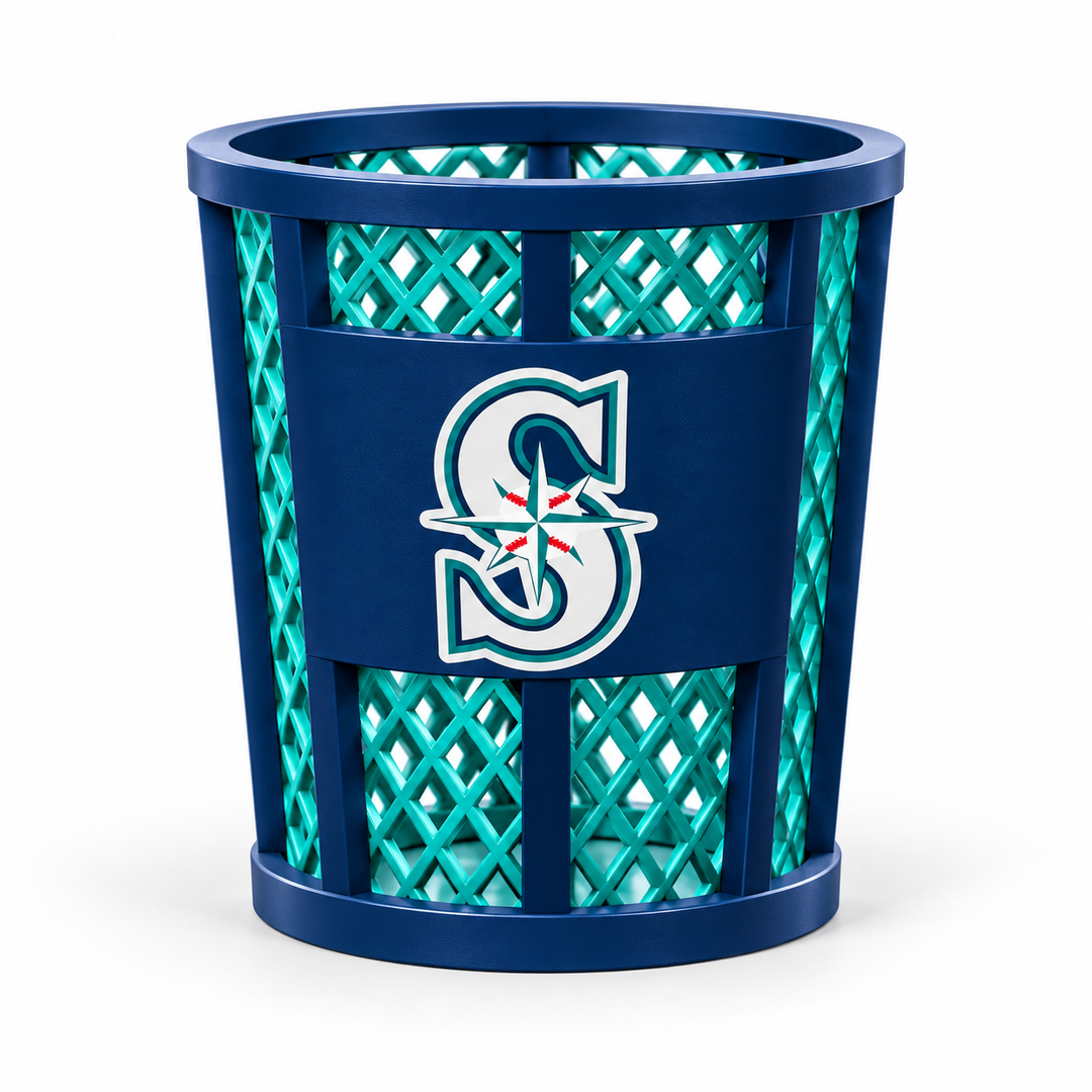 Seattle Mariners pen holder on white background