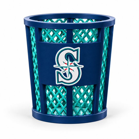 Seattle Mariners pen holder on white background