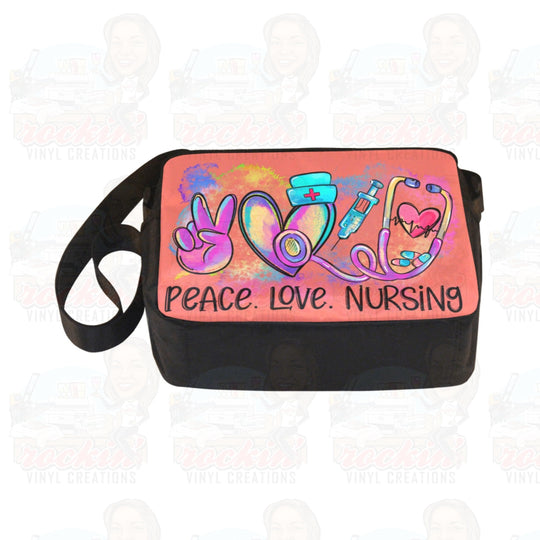 Nurse Life Cross-Body (Model 1632) | Rockin Vinyl Creations Messenger Bags (1632)