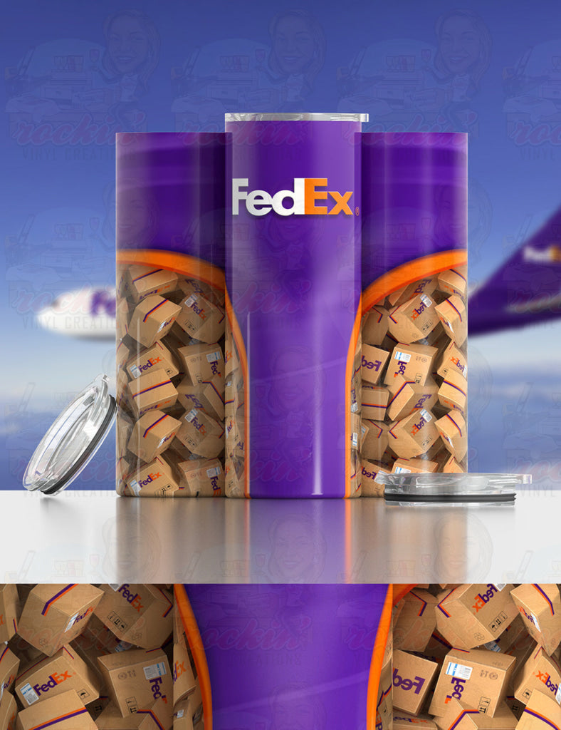 Parcel Delivery Tumblers Fedex Tumbler