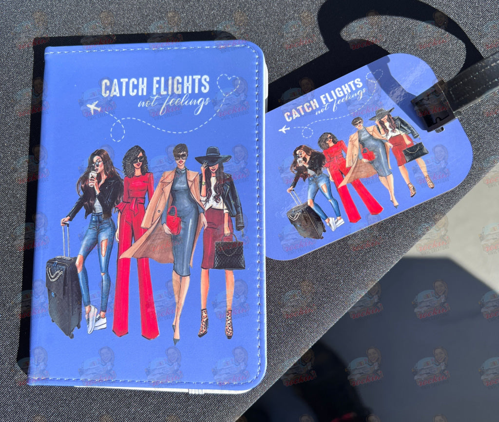 Passport Luggage Tag Set