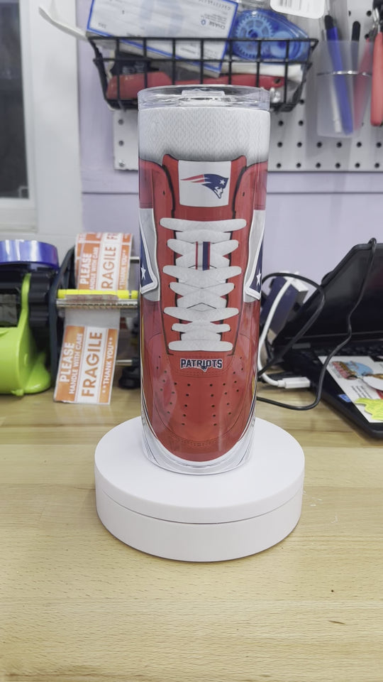 Football Shoe 20oz Tumbler, Personalized Tumbler with name, Outdoor Tumbler, Gift for Dad, Gift for Grandpa, Christmas Gift