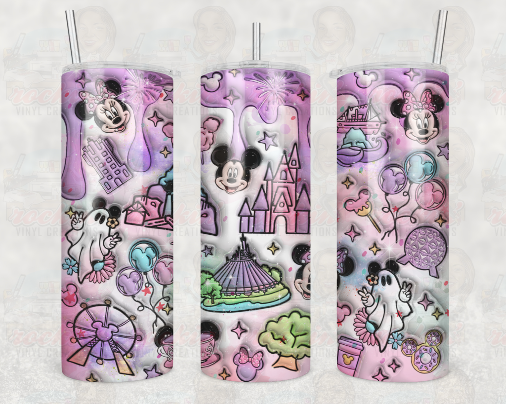 Puff Purple Glitter Tumbler | Rockin’ Vinyl Creations