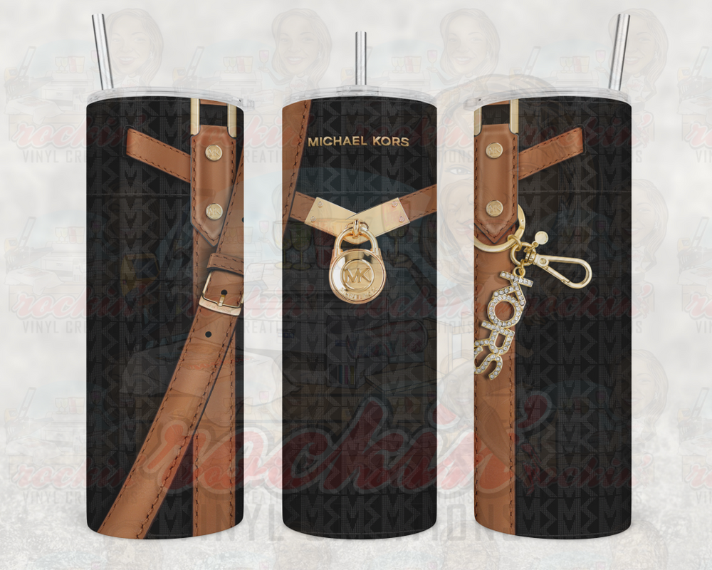 Purse Mk Tumbler | Rockin Vinyl Creations Black