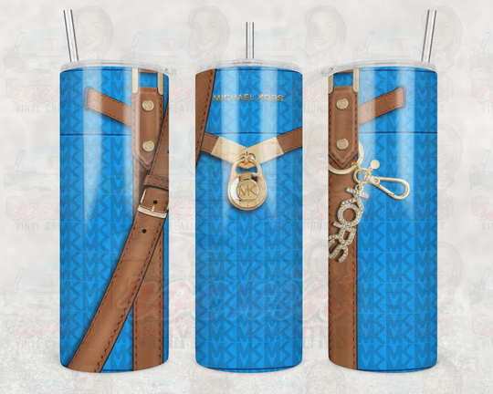 Purse Mk Tumbler | Rockin Vinyl Creations Blue