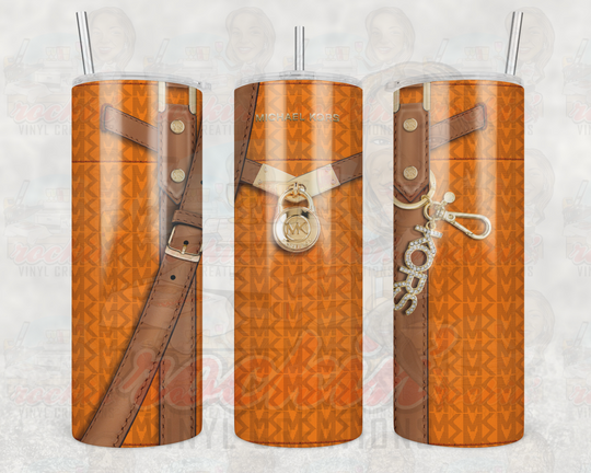 Purse Mk Tumbler | Rockin Vinyl Creations Orange