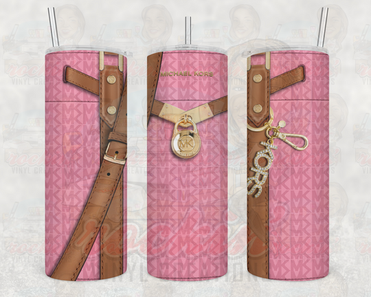 Purse Mk Tumbler | Rockin Vinyl Creations Pink