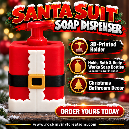 Santa Suit Soap Dispenser Holder product image