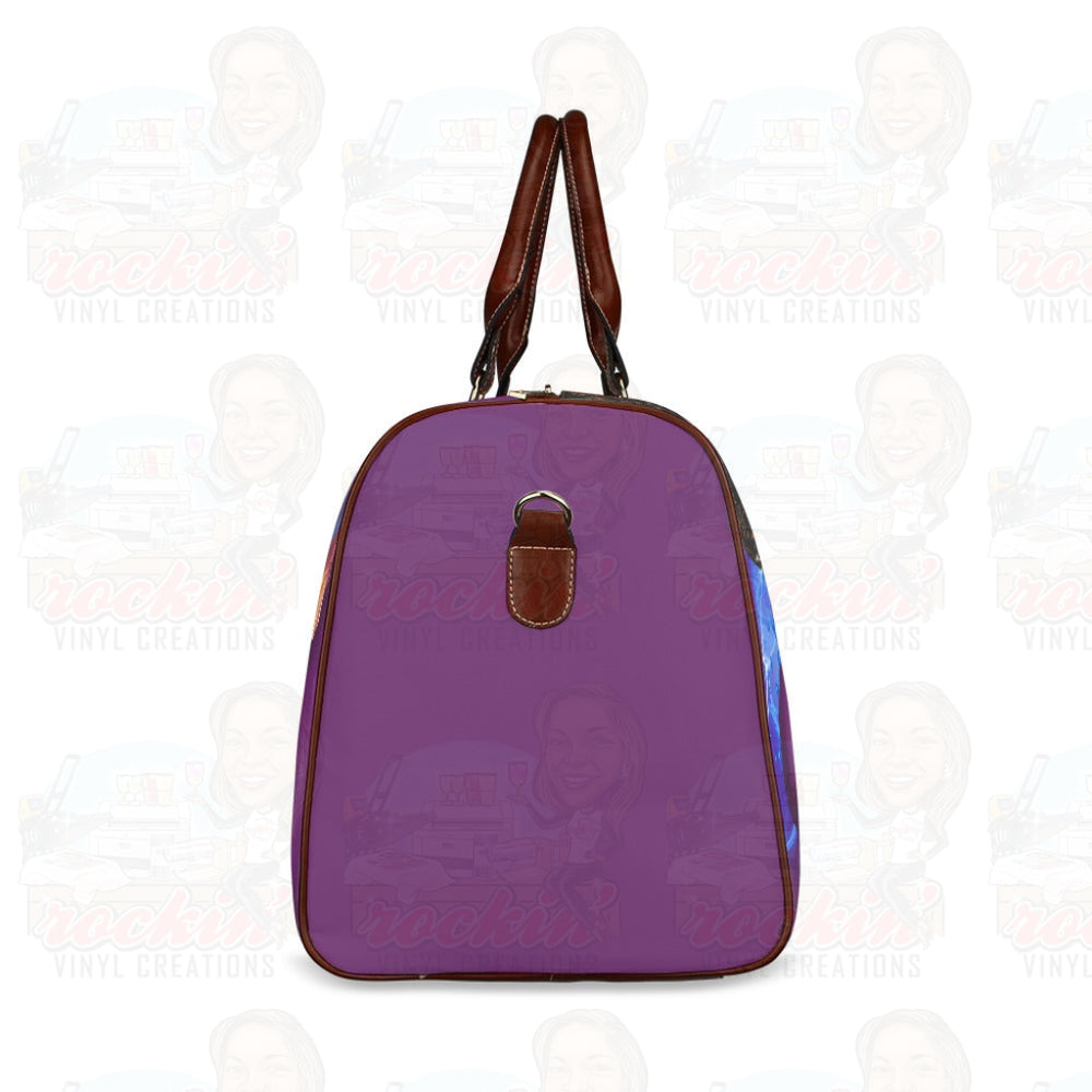 Soul Vibes Waterproof Travel Bag/small (Model 1639) | Rockin Vinyl Creations Bags (1639)