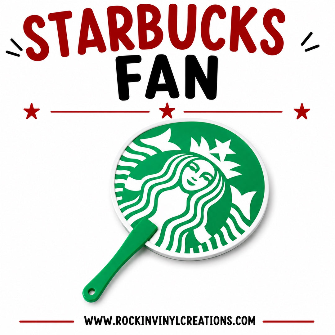Starbucks Handheld Fan