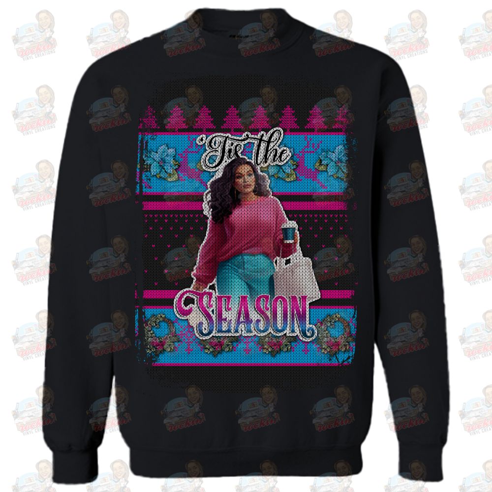 Ugly Christmas Sweater Sweatshirt | Rockin’ Vinyl Creations Adult S